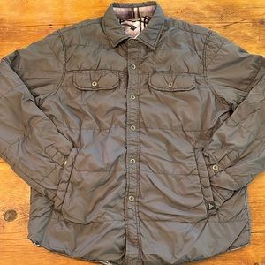 Prana Reversible Quilted Jacket/Shirt Medium